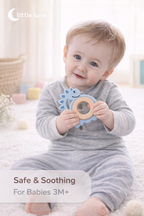 Dinosaur & Wooden  – Silicone Teething Ring