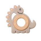 Dinosaur & Wooden  – Silicone Teething Ring
