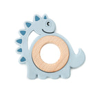 Dinosaur & Wooden  – Silicone Teething Ring