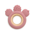 Fruit & Wooden  – Silicone Teether Ring