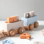 Wooden Number Train – Montessori Toy