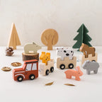 Wooden Number Train – Montessori Toy