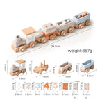 Wooden Number Train – Montessori Toy